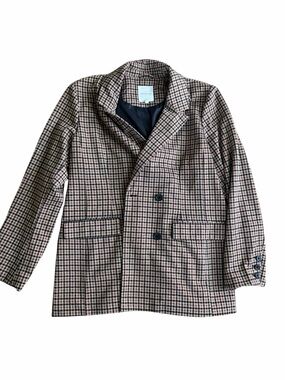 Avec Les Filles houndstooth Blazer in Pink and Black